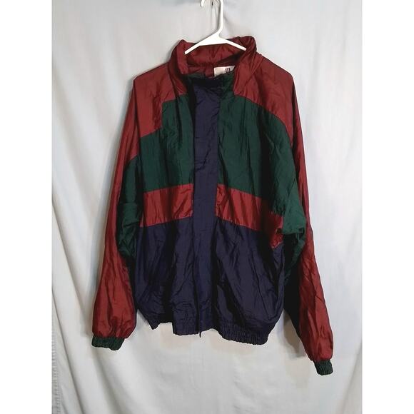Thomas E Wilson vintage warm up / track suit green and burgundy - Picture 4 of 11